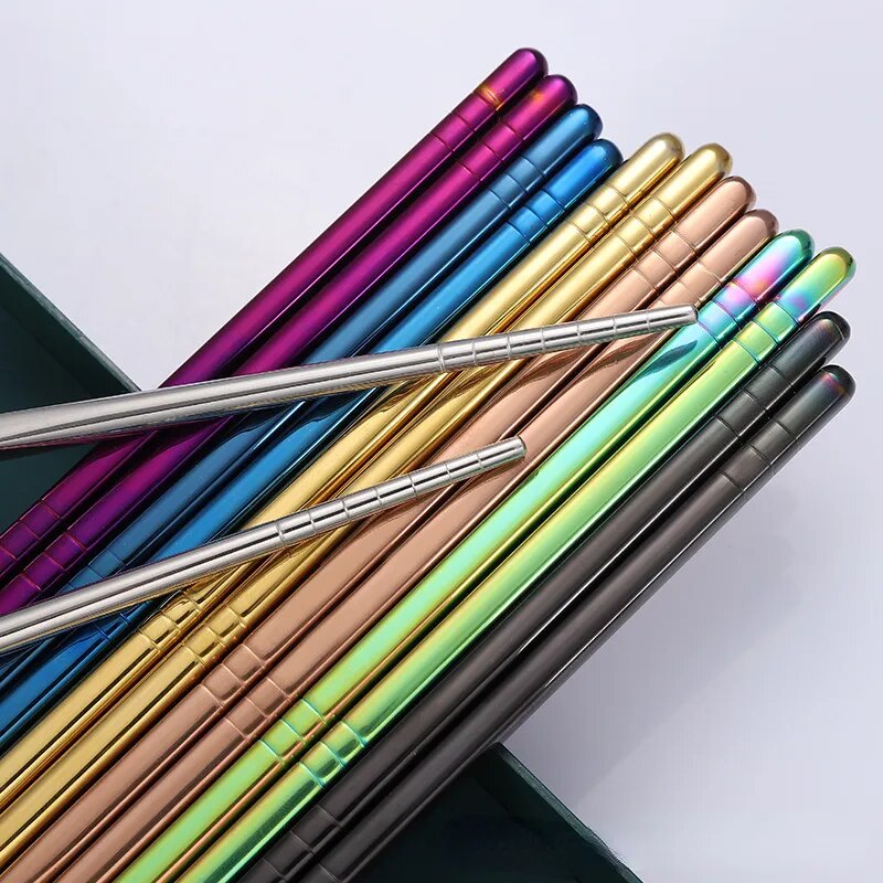 Idabashi Stainless Steel Portable Chopsticks Set product image