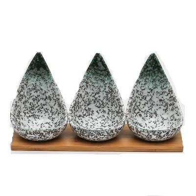 Japanese Yoshito Ceramic Sauce Bowl Set – Small Dishes for Soy Sauce & Dips