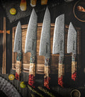 67-Layer Damascus Steel Knife Set – AUS-10 Japanese Kitchen Knives