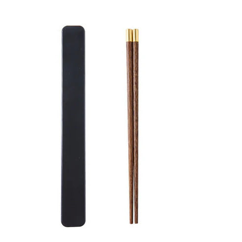 Dem Walnut Wood Portable Chopsticks Set
