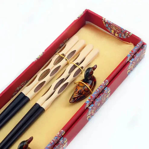 Ehime Portable Stainless Steel Chopsticks Set