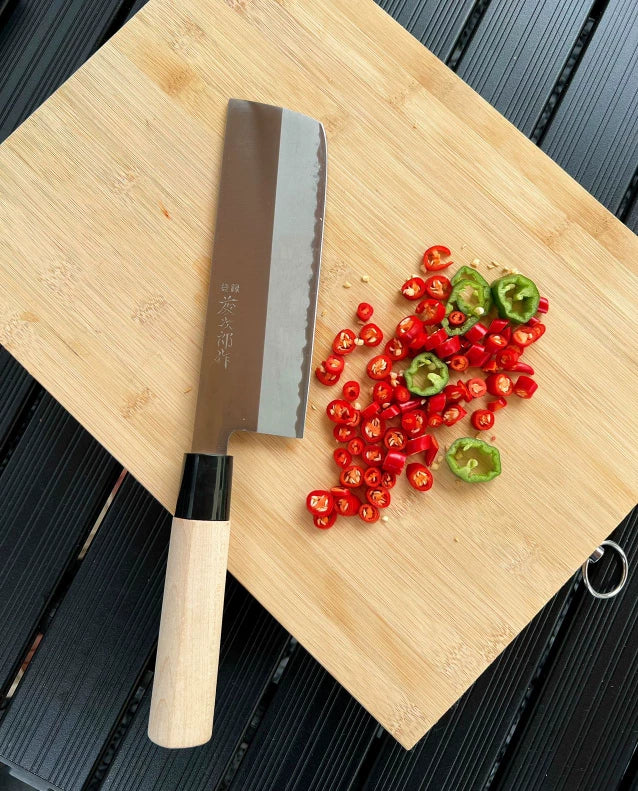 Japanese Usuba Kitchen Knife – Precision Vegetable Knife with Wooden Handle product detail