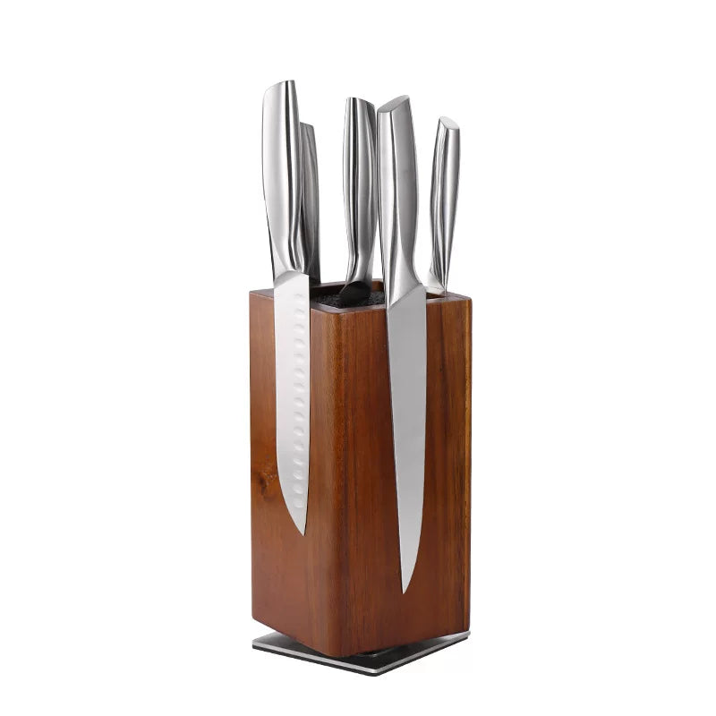 360° Rotating Wooden Magnetic Knife Block product image 7