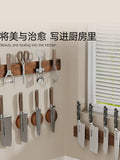 Walnut Magnetic Knife Rack