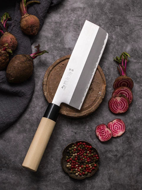 Japanese Usuba Kitchen Knife – Precision Vegetable Knife with Wooden Handle main product image