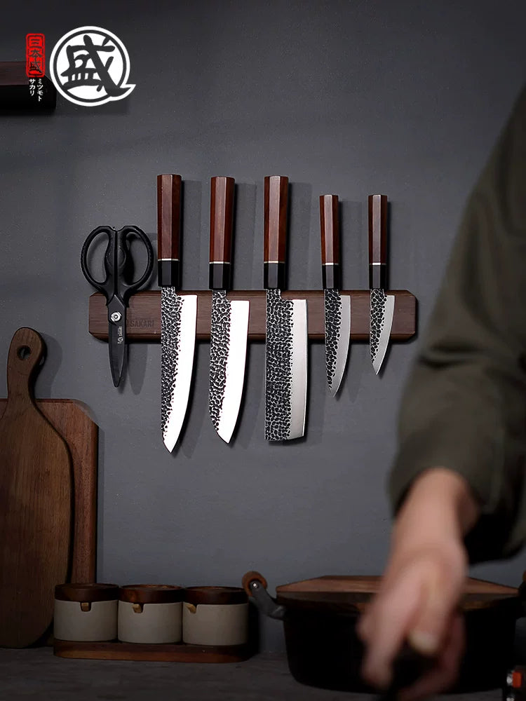 Sanbonmori Wall-Mounted Magnetic Knife Rack product photo 7