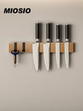Wooden Magnetic Knife Holder – Wall Mounted Knife Rack for Kitchen Knives