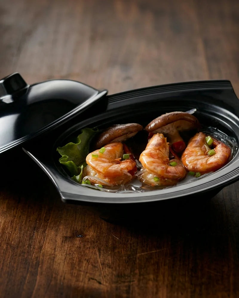 Aichi With Lid Melamine Serving Bowl, Japanese Tableware