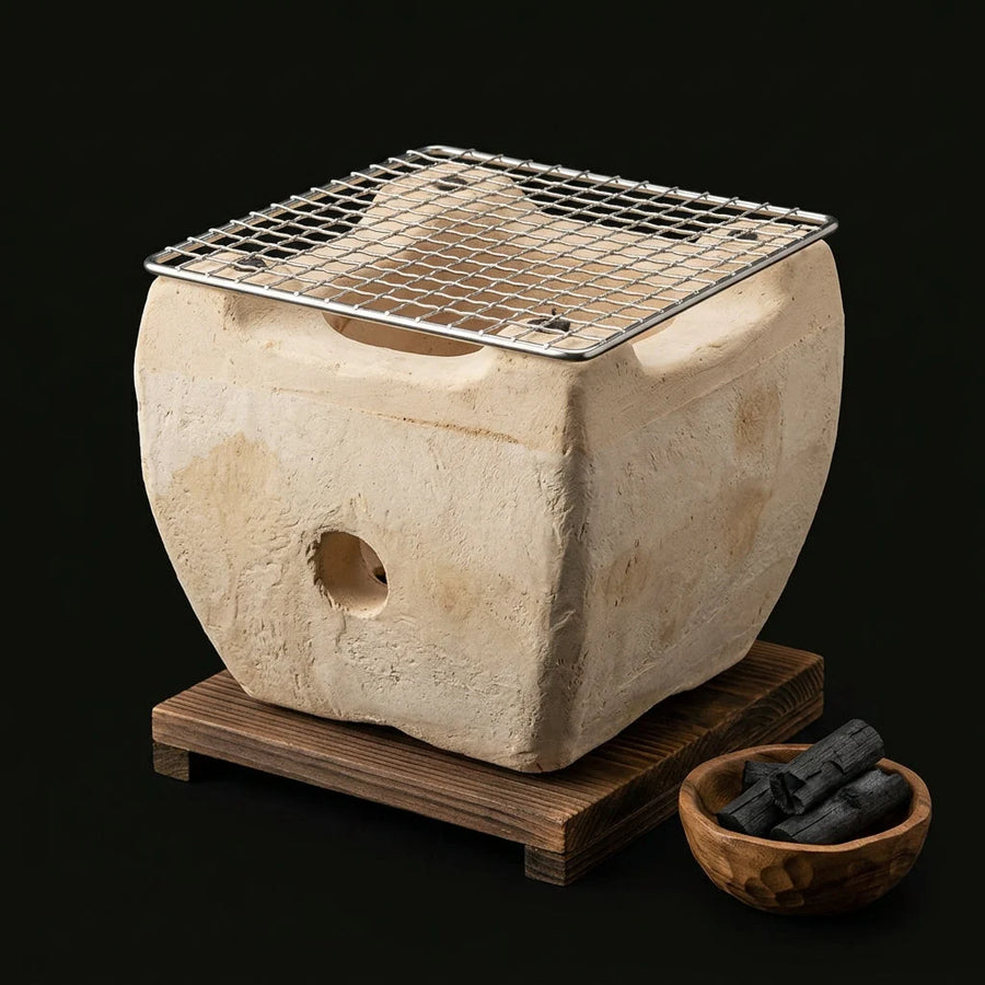 Aiko Compact Barbecue – Steel & Purple Clay product image