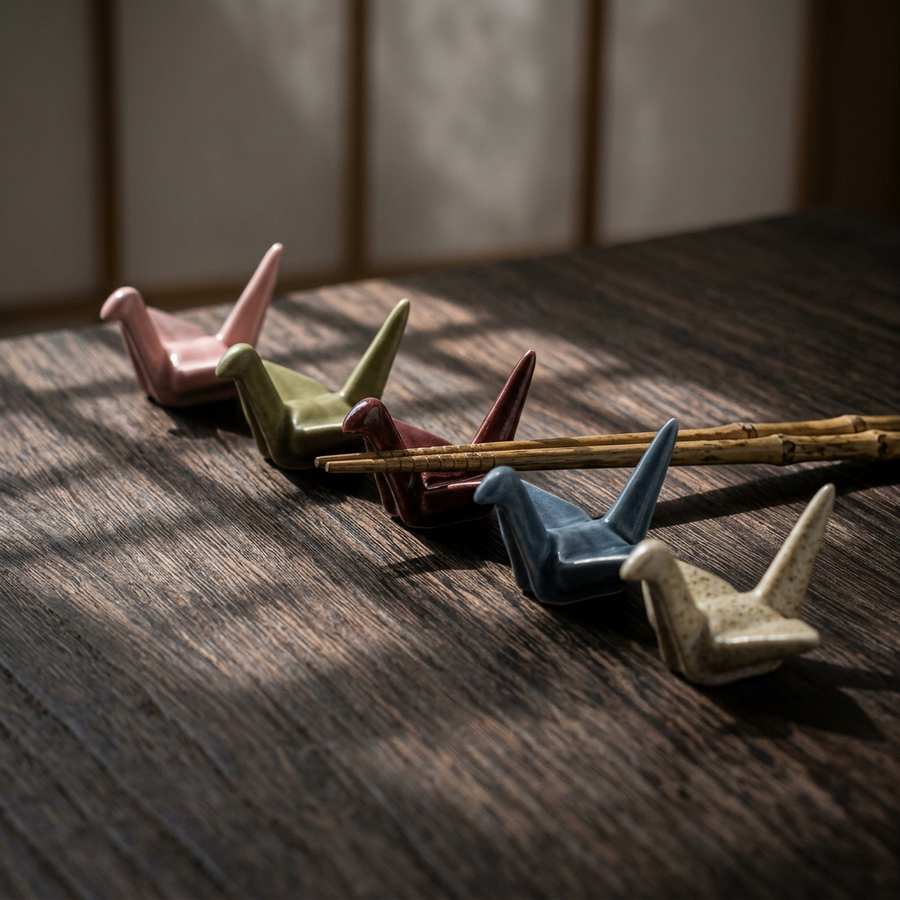 5 Chopstick Holders Origami product image