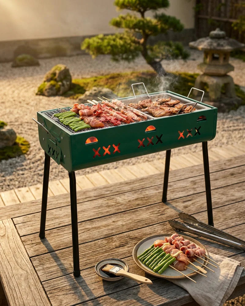Tawaramachi Barbecue – Aluminum Alloy with Adjustable Height lifestyle photo