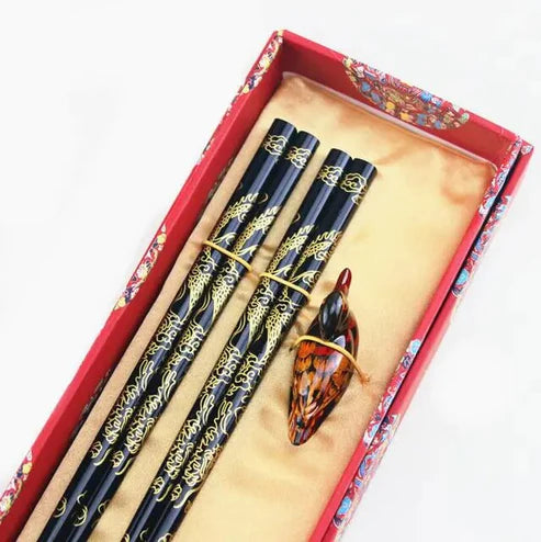 Ehime Portable Stainless Steel Chopsticks Set