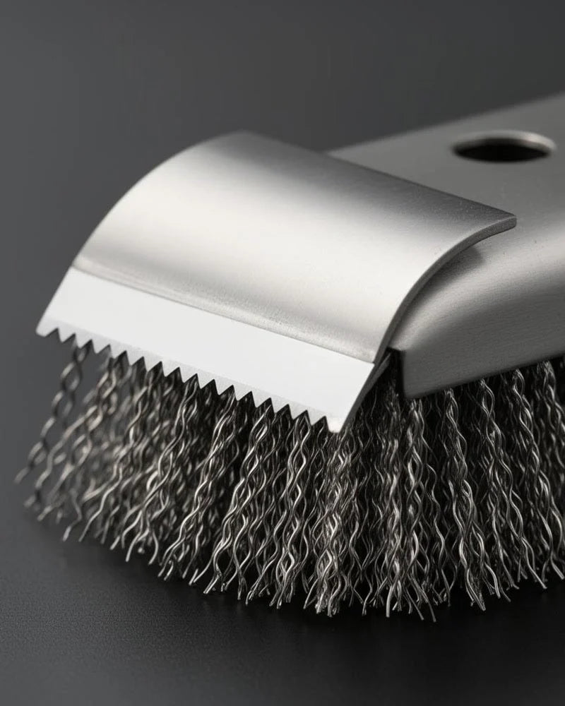 Nasu BBQ Brush – Stainless Steel & ABS detail photo