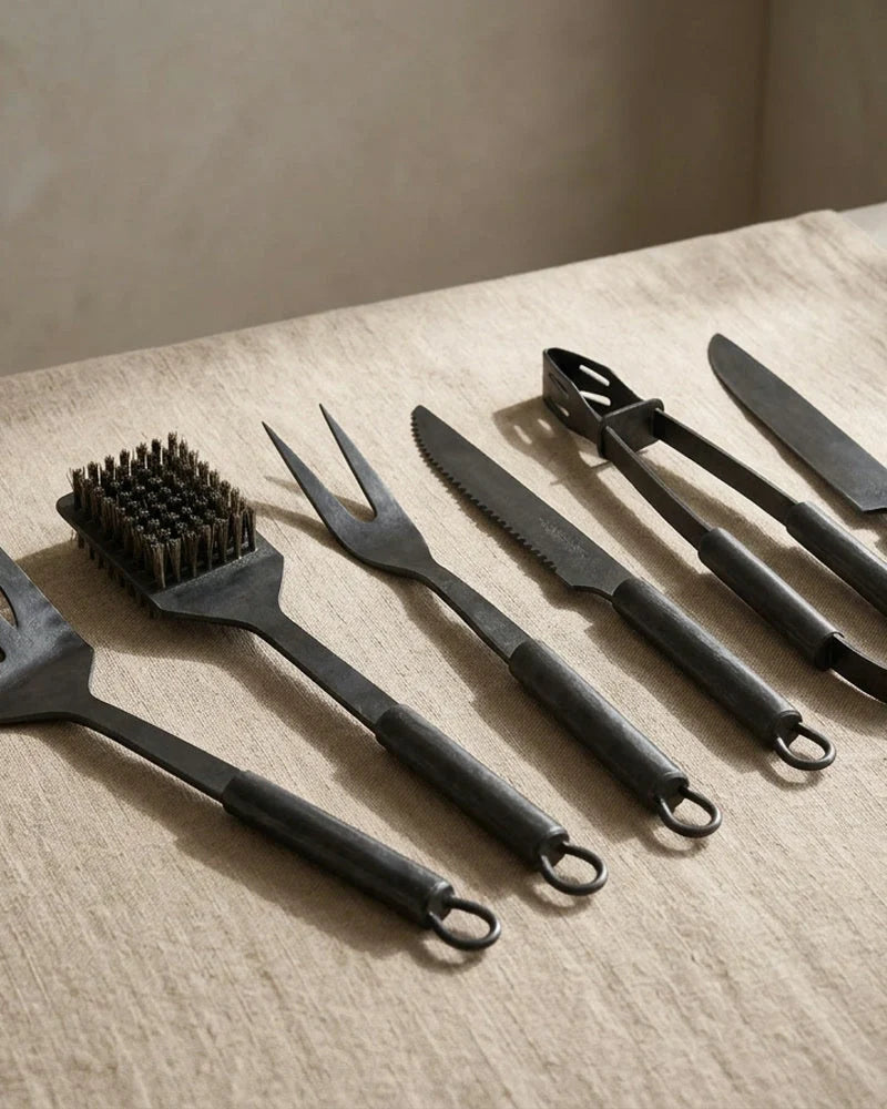 Amakazari BBQ Cutlery Set – Iron, 6-Piece product photo