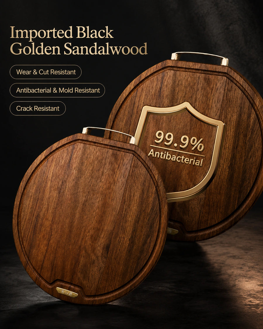 Round Blackwood Cutting Board – Medium & Large product photo 6