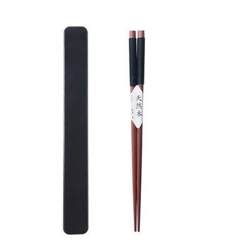 Dem Walnut Wood Portable Chopsticks Set