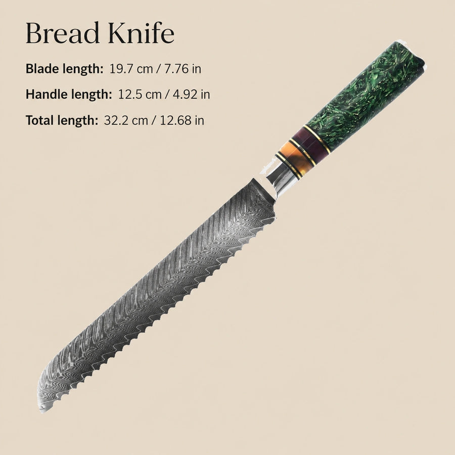 Damascus Pattern Kitchen Knife Collection – Individual Knives product photo 9