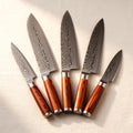 Damascus Print - 5-piece knife set