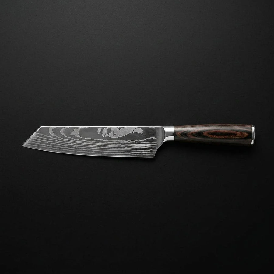 Damascus Print Kiritsuke Knife 20 cm product photo
