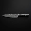 Damascus Print Onyx Epoxy Chef Knife 20 cm