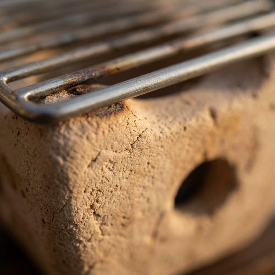 Aiko Compact Barbecue – Steel & Purple Clay product image