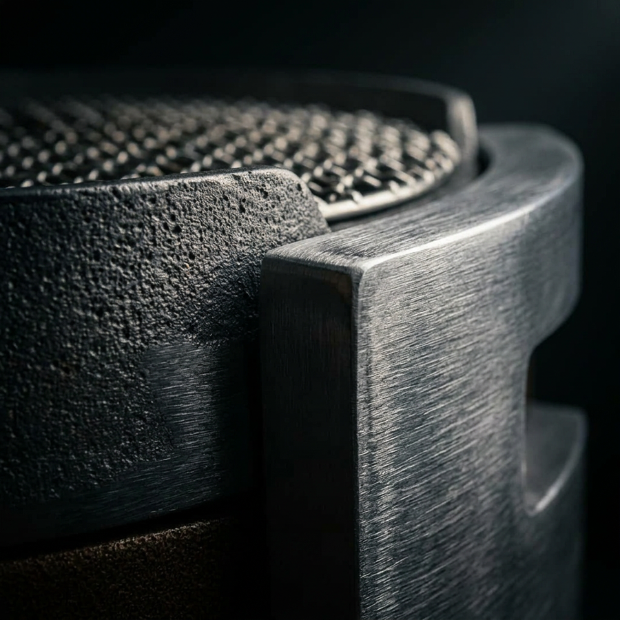 Akiko Barbecue – Aluminum Alloy with Wooden Base detail photo