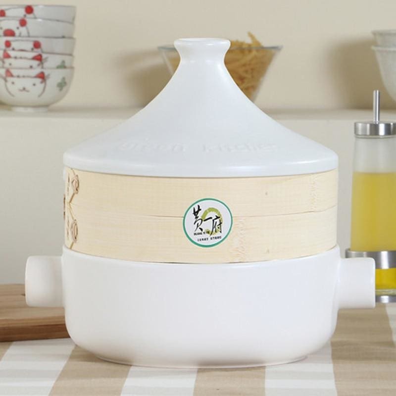 Donabe with Steamer Tenkawa ( 2 capacities and 2 pot covers) product image