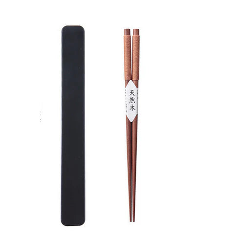 Dem Walnut Wood Portable Chopsticks Set
