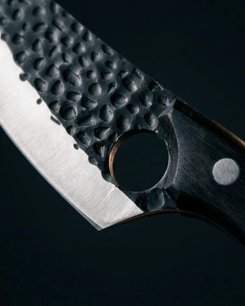 Gladiator Universal Chef Knife with Sheath — Black detail photo
