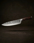 Hammered Stainless Steel Chef Knife 20 cm