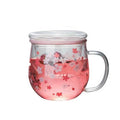 Hanae Transparent Glass Tea Cup