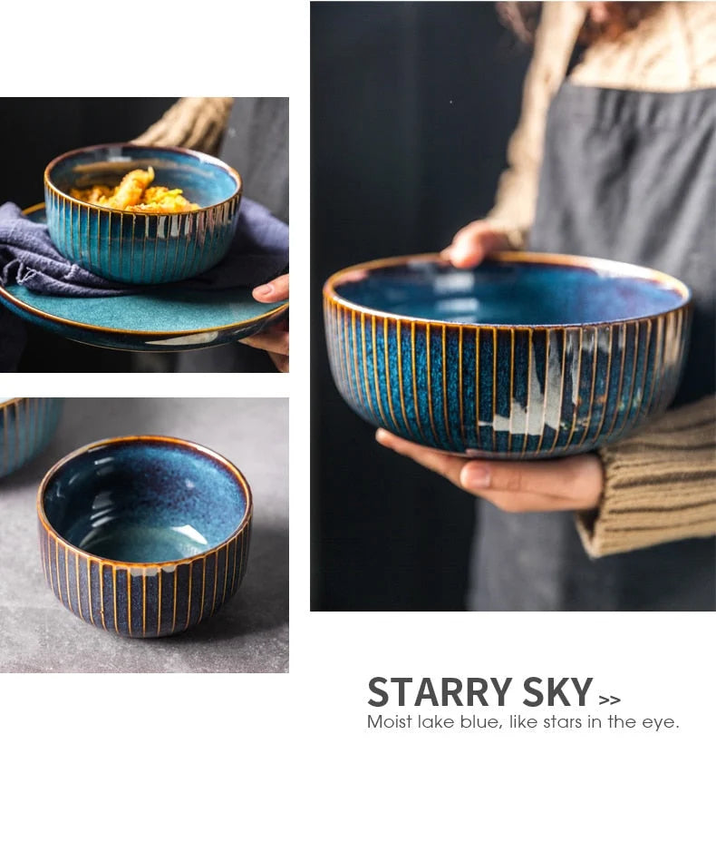 Hanzomon Hand-Painted Tableware, Set of 3 product image