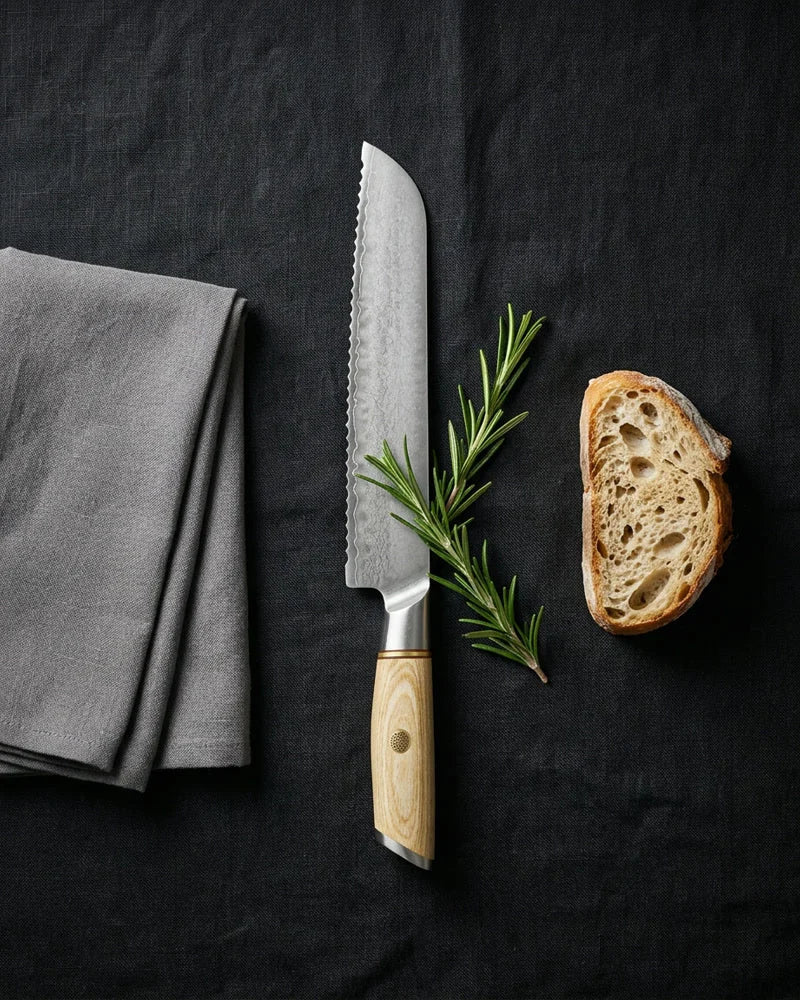 Hikari Damascus Bread Knife 20 cm product image