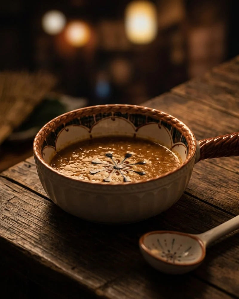 Honshū Sauce Bowl and Spoon lifestyle photo