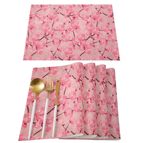 Japanese Aoi Table Mats Set Polyester Table Mat - C from Japanese Kitchen Supply
