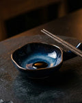 Japanese Ceramic Sauce Bowl with Chopsticks Holder