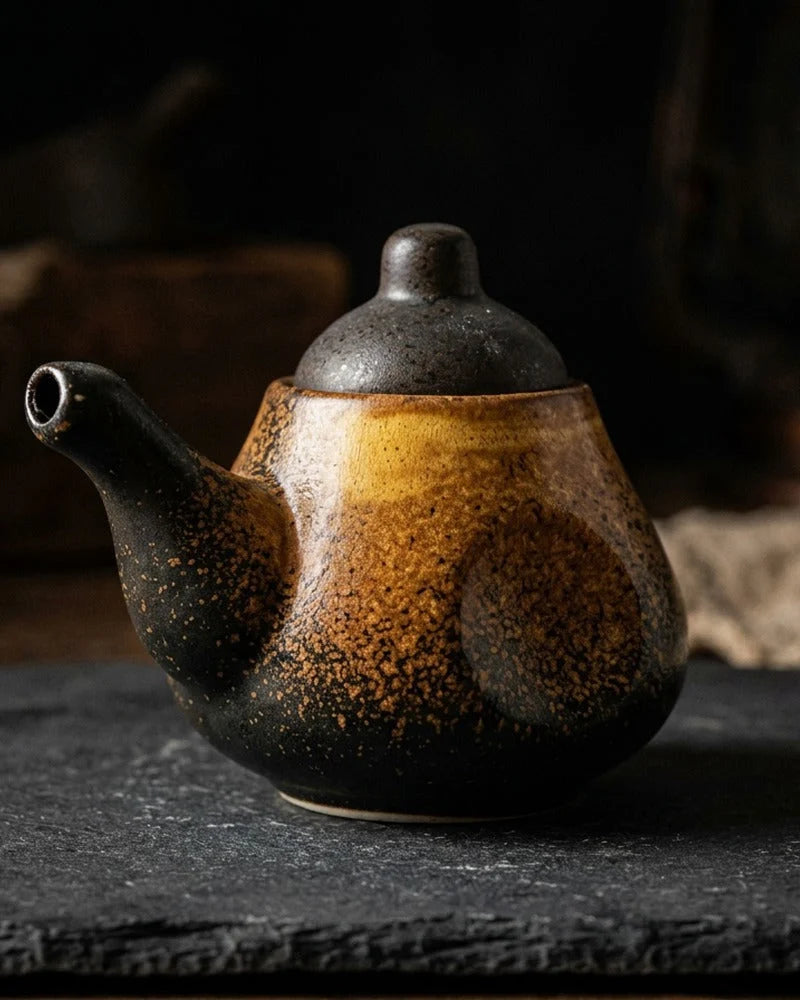 Japanese Chouko Ceramic Sauce Dispenser - Tabletop Bottle for Soy Sauce - main product image from Japanese Kitchen Supply