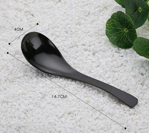 Japanese Edo Stainless Steel Spoons - Two Sizes - Gold-B from Japanese Kitchen Supply
