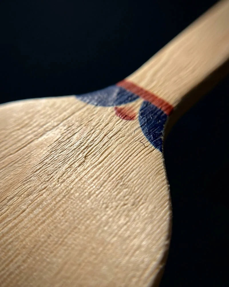 Japanese Hangiri Spoon Hayato, alternate view