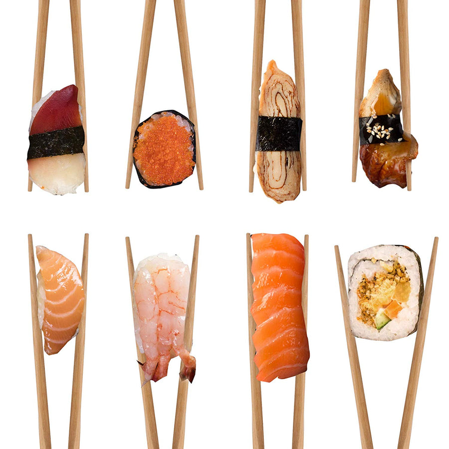 Japanese Hashimoto Chopsticks Set of 8 Pairs Chopsticks & Cutlery Set - alternate angle from Japanese Kitchen Supply