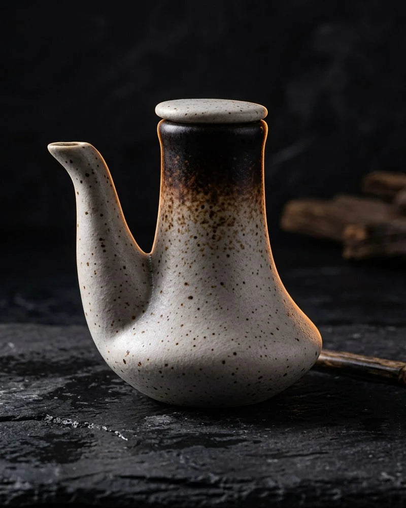 Japanese Keizo Ceramic Sauce Dispenser - Tabletop Bottle for Soy Sauce - main product image from Japanese Kitchen Supply