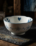 Japanese Kodermmacho Ceramic Rice Bowl