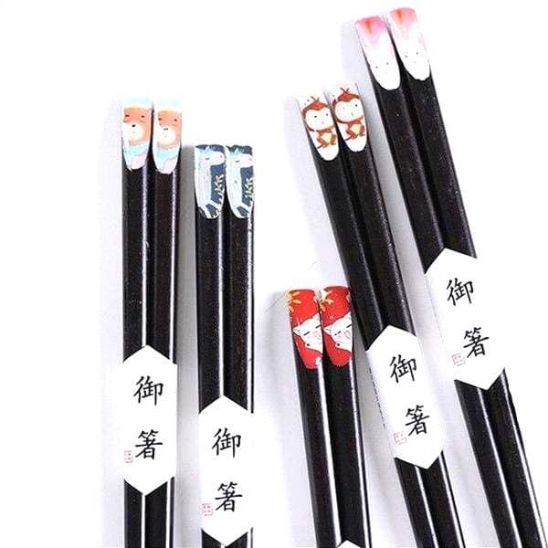 Japanese Kura Wooden Chopsticks Set of 5 Chopsticks & Cutlery Set - main product image from Japanese Kitchen Supply