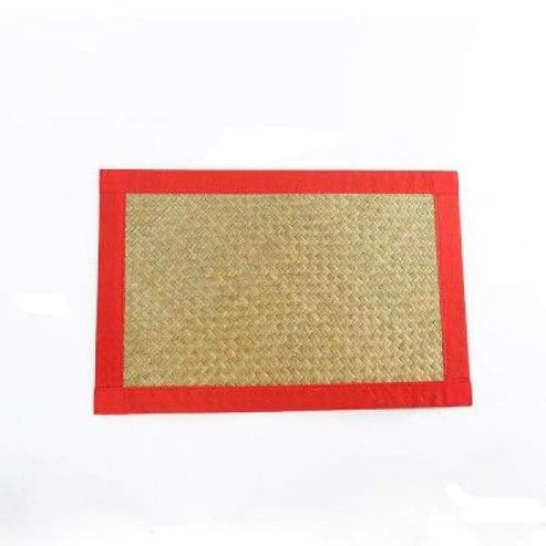 Japanese Miyuki Straw & Cloth Placemat - B from Japanese Kitchen Supply