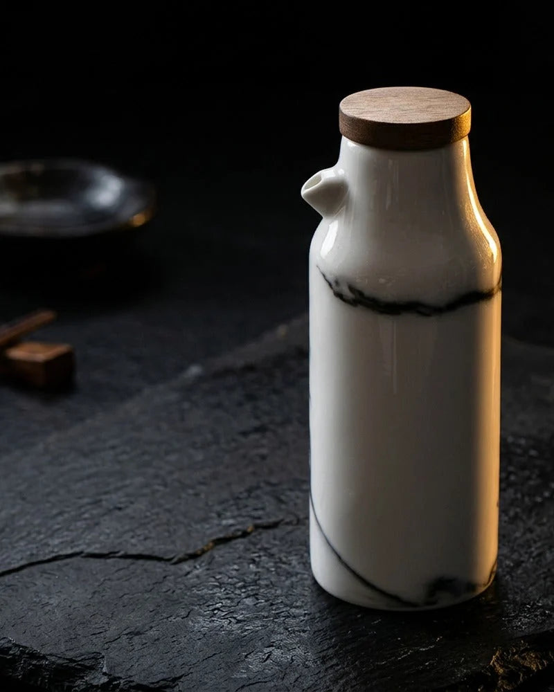 Japanese Motohasunuma Ceramic Sauce Dispenser - Tabletop Bottle for Soy Sauce - main product image from Japanese Kitchen Supply