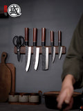 Japanese Sanbonmori Wall-Mounted Magnetic Knife Rack