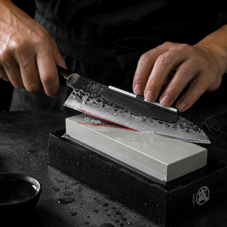 Japanese Sanbonmori Whetstone Sharpening Stone - 1000 to 12000 Grit - 4000#/12000#Professional from Japanese Kitchen Supply