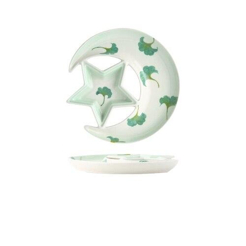 Japanese Sukai Ceramic Sushi Plate with Sauce Bowl - 13 Colors from Japanese Kitchen Supply