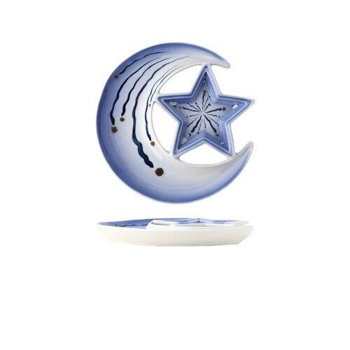 Japanese Sukai Ceramic Sushi Plate with Sauce Bowl - 13 Colors from Japanese Kitchen Supply