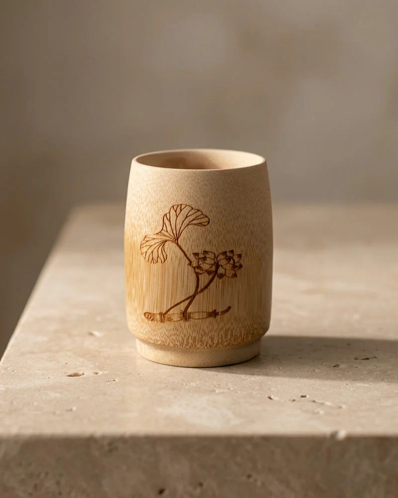 Japanese Takaracho Bamboo Glass, Biodegradable